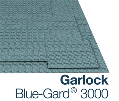 1/8 Thick Garlock Blue-Gard 3000 - 4.2 inch x 8.1 inch Sheet of