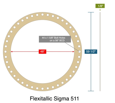 Flexitallic Sigma 511 - 1/8